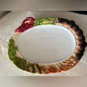 Colorful Turkey Platter